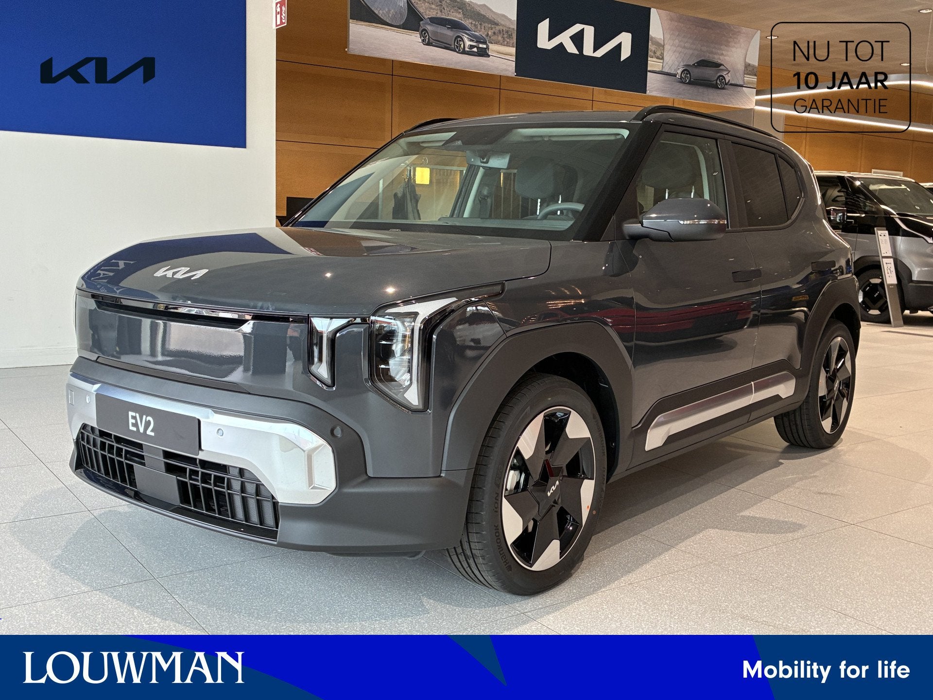 Kia EV2 Plus 42.2 kWh * Voorraadvoordeel inclusief € 3.000, Auto's, Kia, Stof, 1545 kg, Nieuw, 17 min