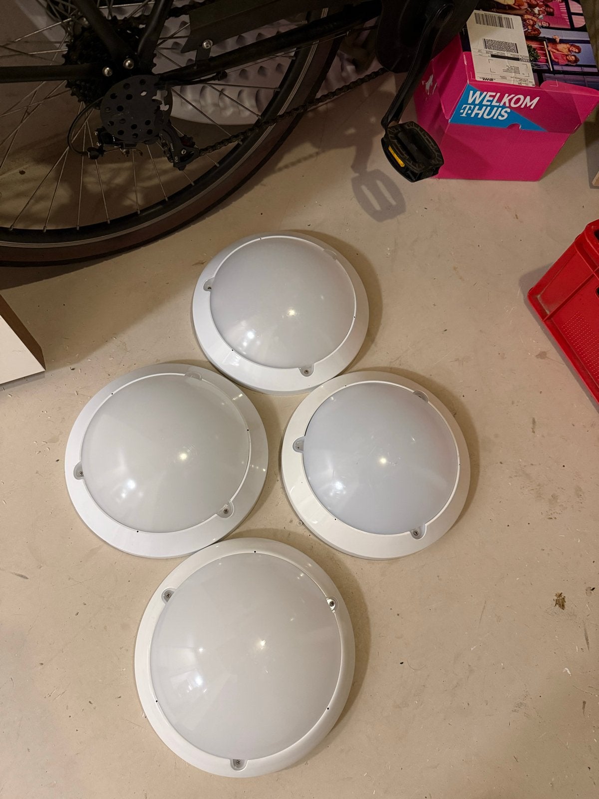 4x Esteem LED ESLA-6SL 16W 65 IP54, Overige merken, Gebruikt, Kunststof, Overige fittingen