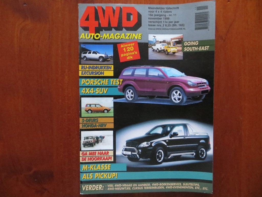 4WD (nov. 1999) Honda HRV, Porsche SUV, IAA nieuws Noordkaap, Ophalen of Verzenden, Nieuw, Porsche