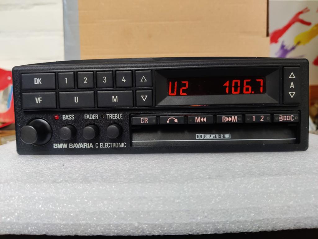 BMW Bavaria C Electronic autoradio cassette E30 E32 E34 E36, Ophalen of Verzenden