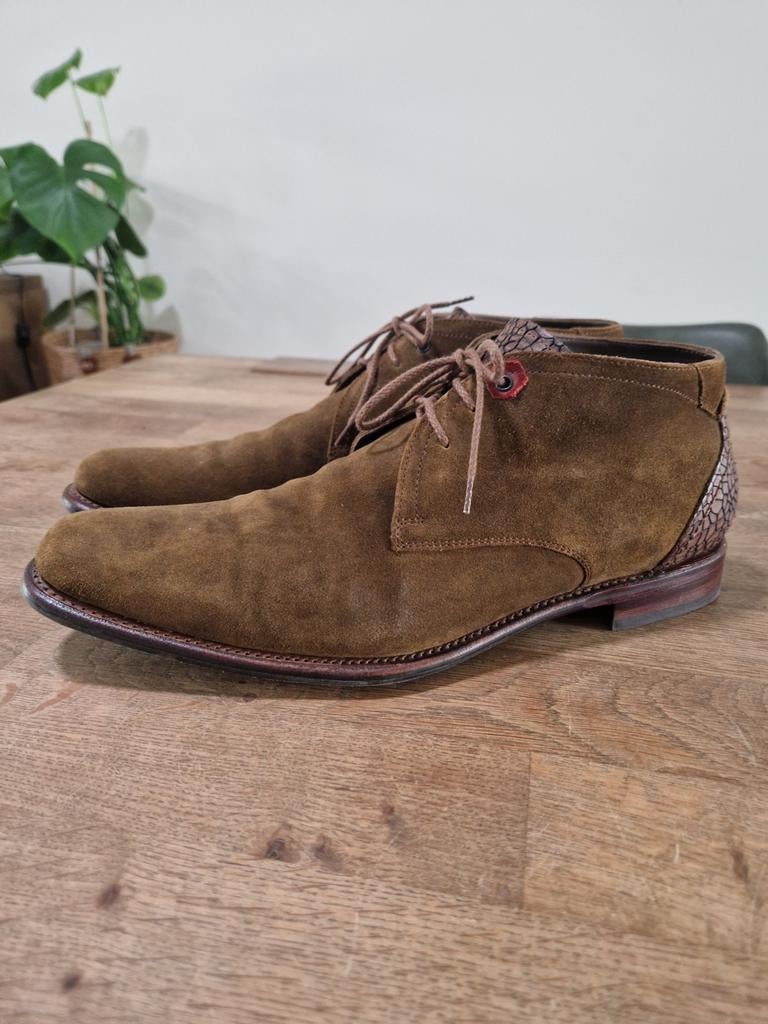 Floris van Bommel schoenen,  maat 47, Ophalen of Verzenden, Zo goed als nieuw, Blauw