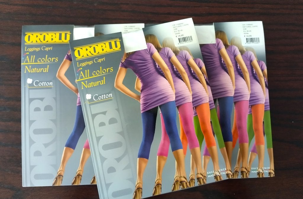 Oroblu 50 Denier Capri Legging, Wit, Small-Medium, 15 stuks, Kleding | Dames, Legging, Maat 36/38 (S), Wit, Nieuw