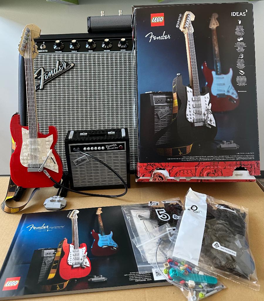 Lego ideas 21329 Fender Stratocaster & Princeton versterker, Ophalen, Lego, Complete set, Compleet