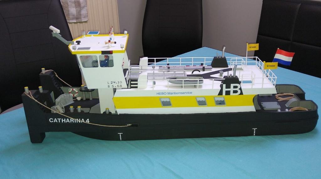 duwboot CATHARINA 4, Hobby en Vrije tijd, Modelbouw | Boten en Schepen, Ophalen, Nieuw, 1:32 tot 1:50
