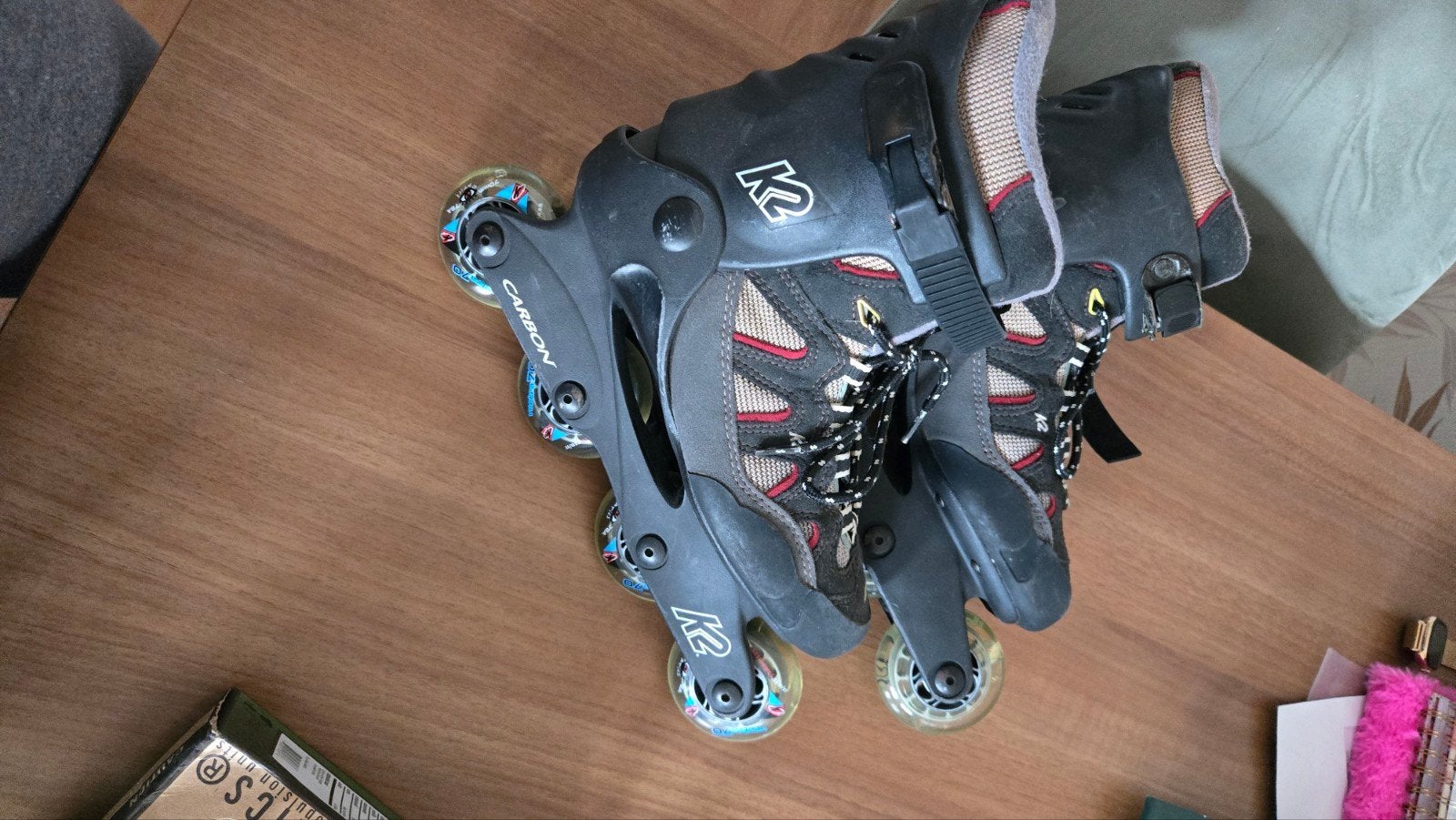 K2 Ascent Skeelers met nieuwe wielen en extra sets, K2, Ophalen of Verzenden, Zo goed als nieuw, Inline skates 4 wielen