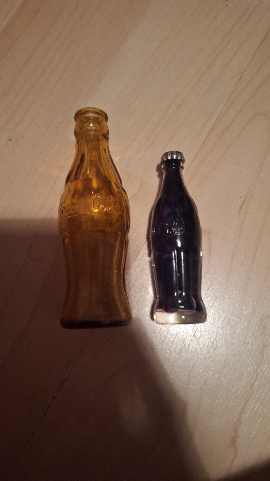 Coca-Cola mini flesjes - Vintage verzamelobject, Ophalen, Gebruikt