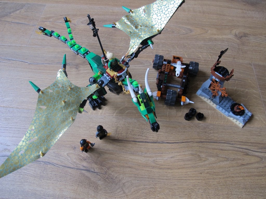 Lego Ninjago 70593 NRG draak, Lego, Ophalen of Verzenden, Zo goed als nieuw, Inclusief instructies