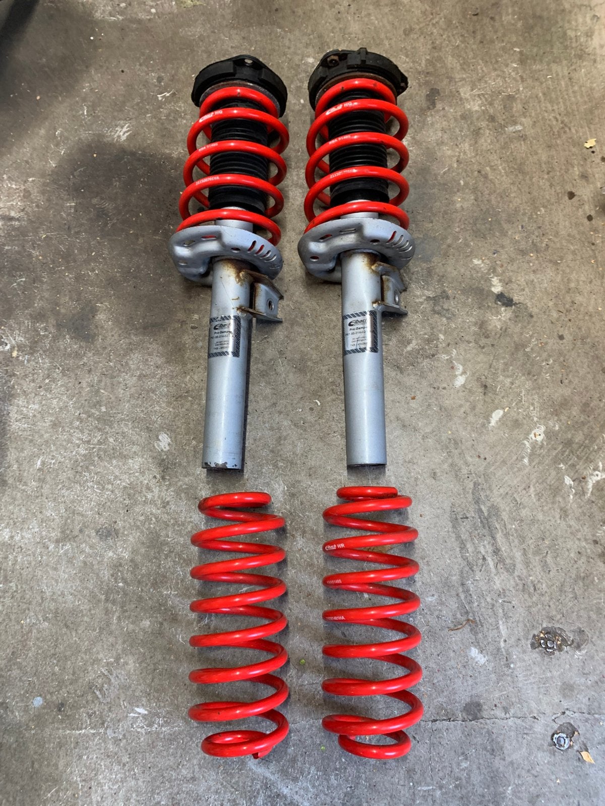 Golf 6 eibach verlaging set, Ophalen, Gebruikt, Audi