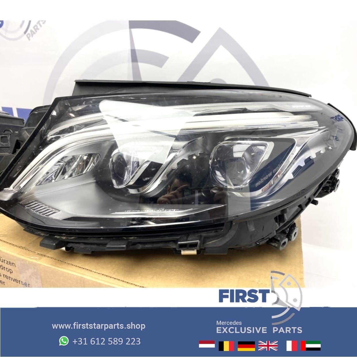 W166 C292 GLE LED KOPLAMP LINKS origineel Mercedes 2014-2019, Auto-onderdelen, Gebruikt, -, Ophalen of Verzenden, -