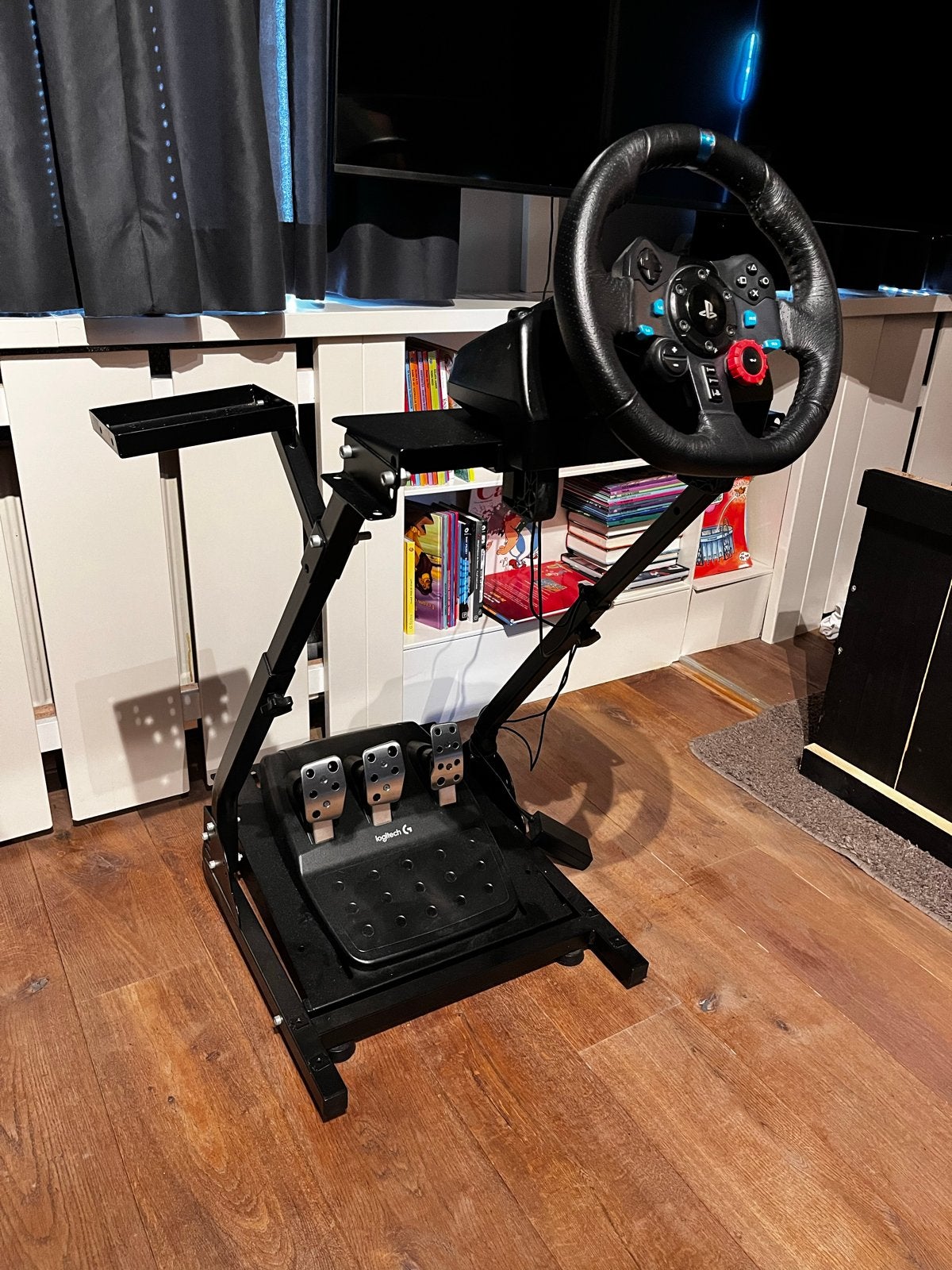 Logitech G29 racestuur met standaard, Spelcomputers en Games, Ophalen, Racestuur, Gebruikt, Force feedback