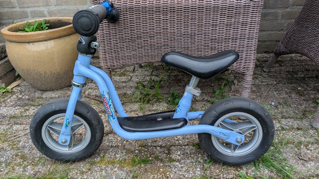 Loopfietsje Puky blauw, Ophalen, Gebruikt, Loopfiets