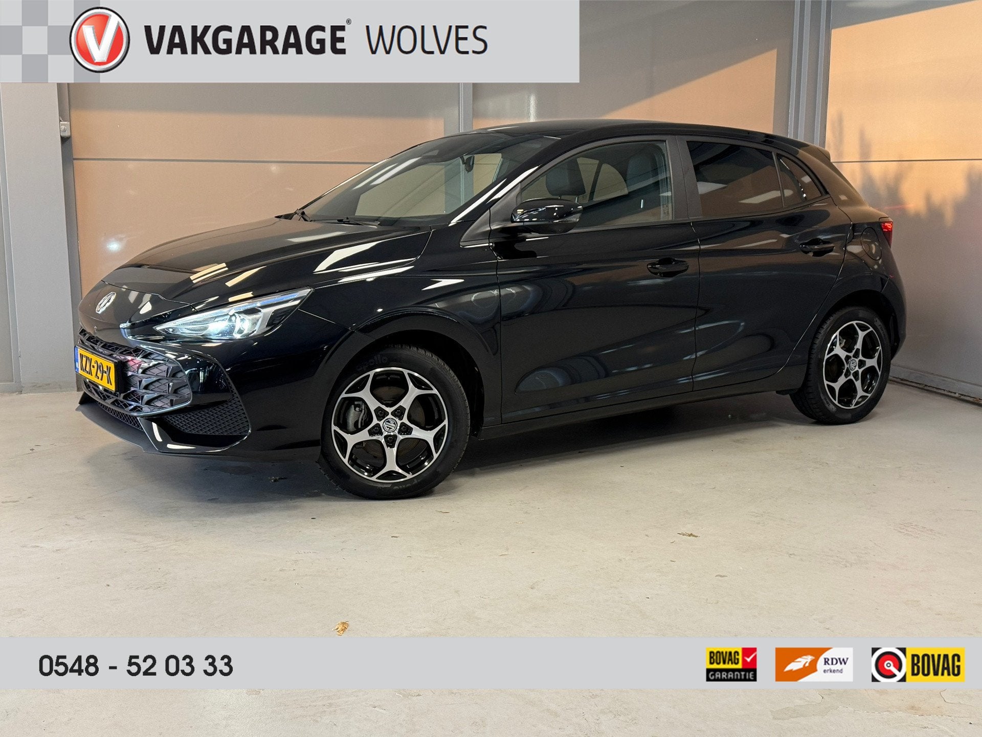 MG MG3 HYBRID+ 1.5 Hybrid+ Luxury | CAMERA | CAR PLAY | 360, Auto's, 4 cilinders, 1283 kg, Leder en Stof, Bedrijf
