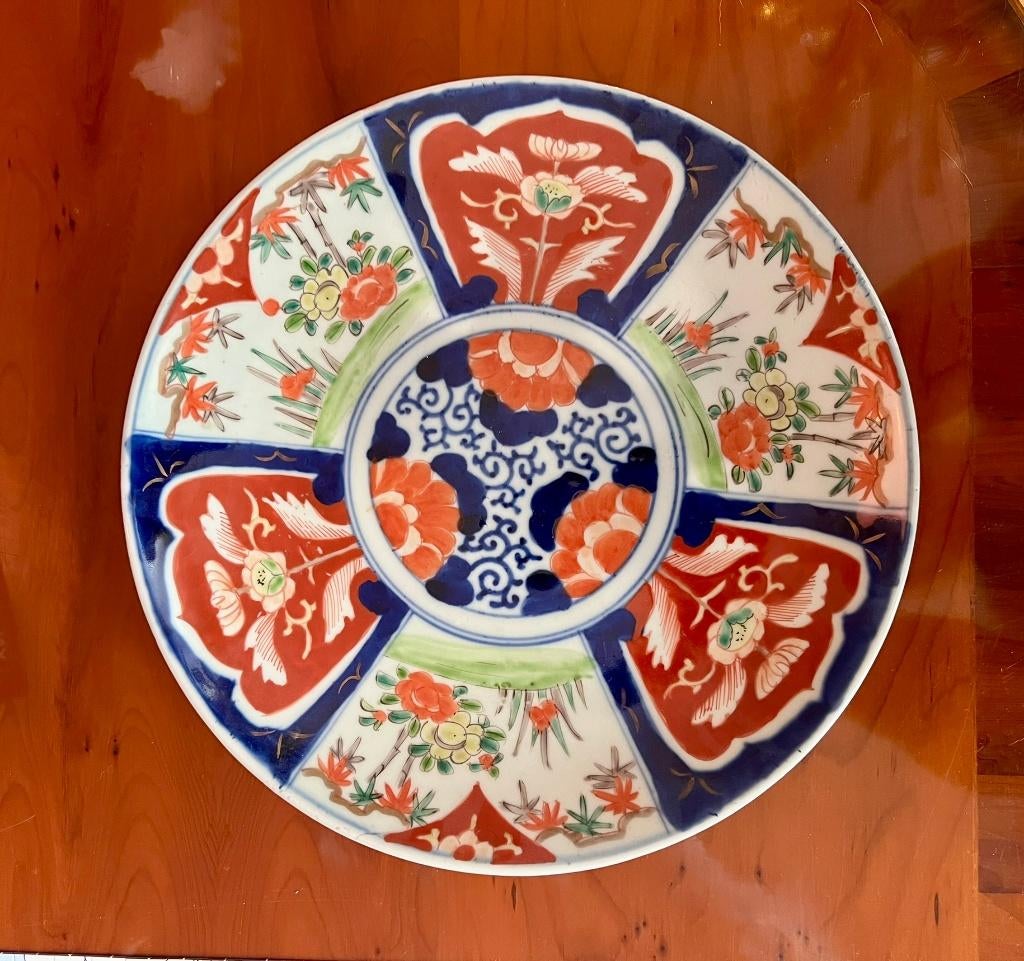 Japans Imari porselein 19e eeuw (Edo/Meiji) handbeschilderd, Antiek en Kunst, Ophalen of Verzenden