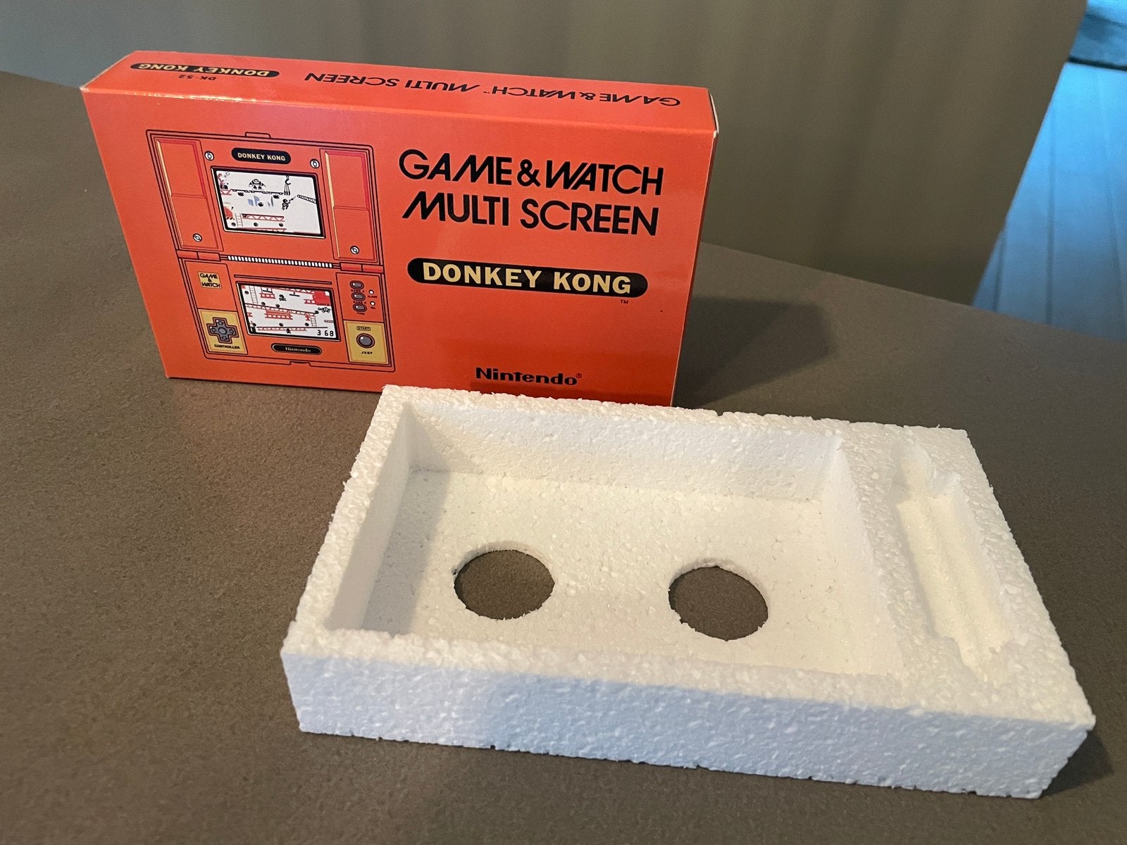 Nintendo Game & Watch Donkey Kong repro doos en polystyrene, Ophalen of Verzenden, Zo goed als nieuw, Overige modellen
