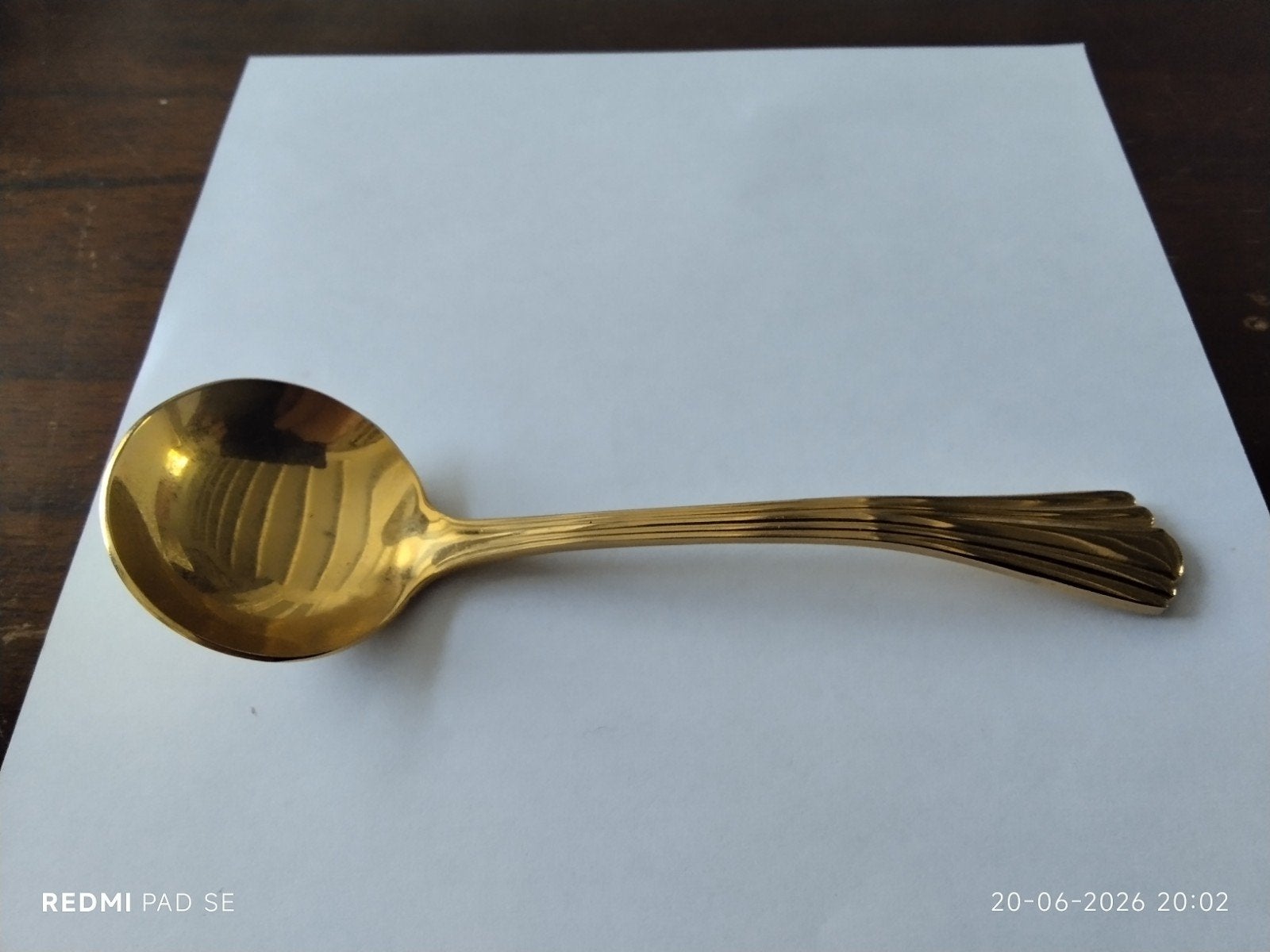 Elegante 24-karaats vergulde suikerlepel Flair, Ophalen of Verzenden