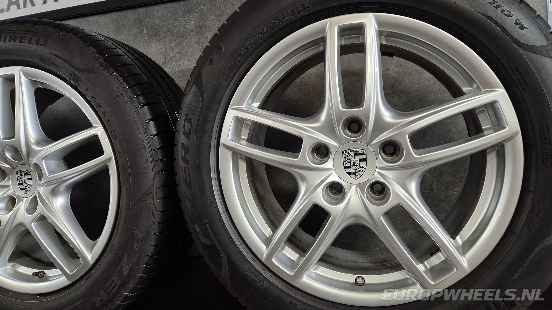 19 inch Porsche velgen Cayenne 92A zomerbanden 958, Auto-onderdelen, Banden en Velgen, 19 inch, Gebruikt, -, 265 mm