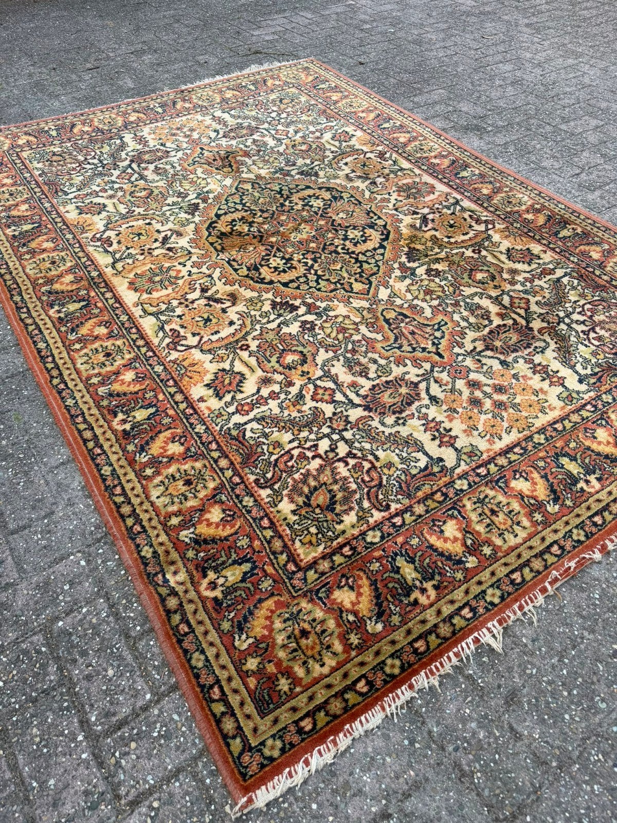prachtig groot vintage Perzisch wollen tapijt 240x170!, Huis en Inrichting, Stoffering | Tapijten en Kleden, Perzisch, 150 tot 200 cm