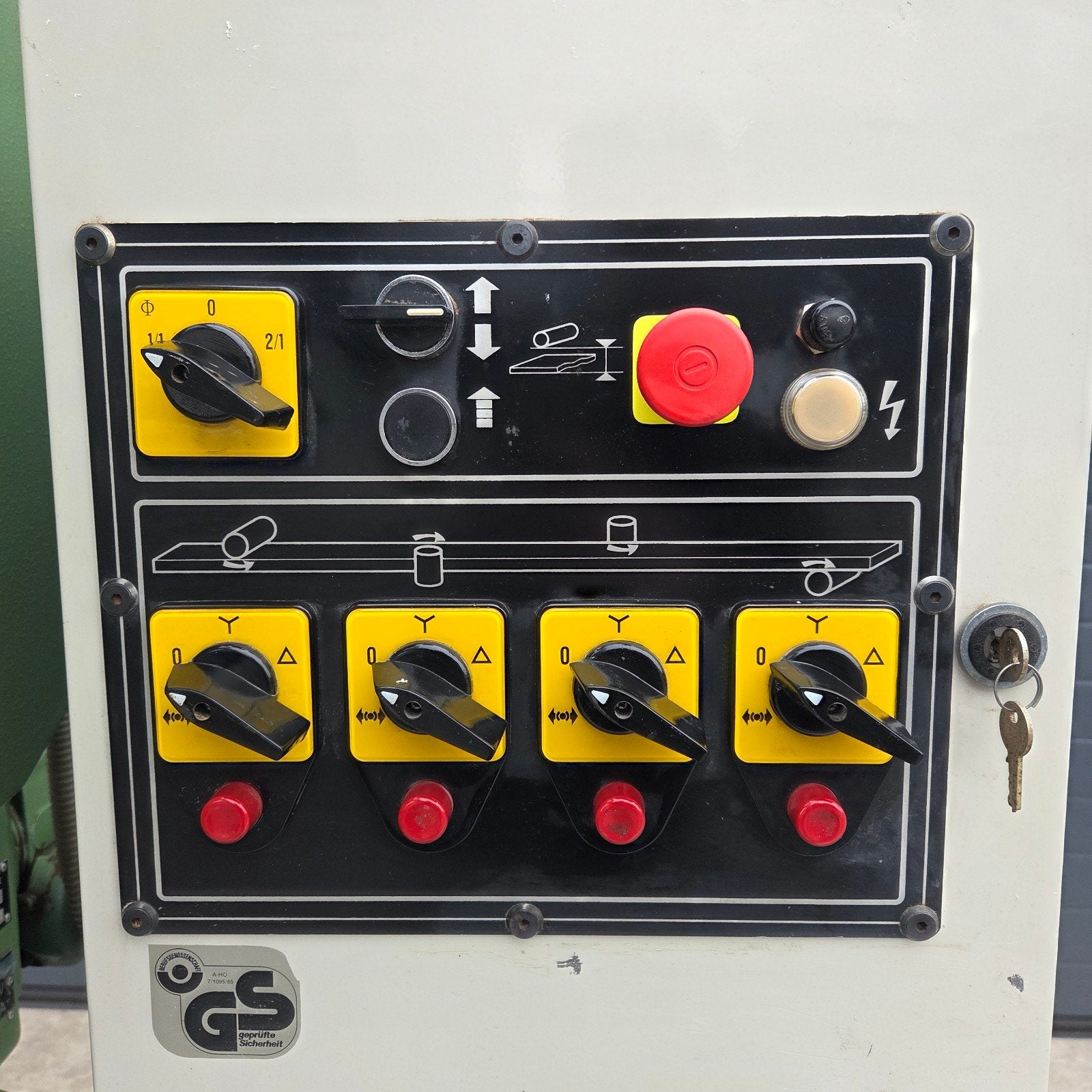 Guilliet vierzijdige schaafbank *** Compleet met koppen, Ophalen of Verzenden, Zo goed als nieuw, Elektrisch