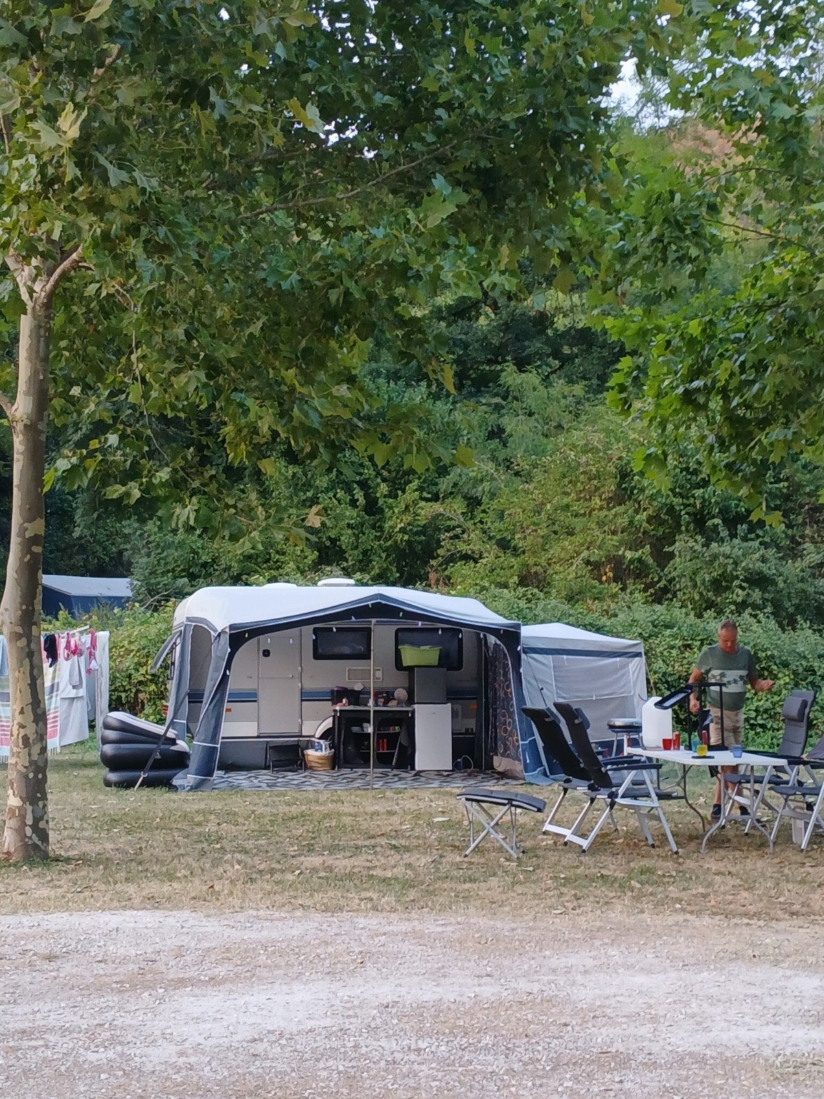 Mooie complete Hobby Classic caravan met stapelbed, Caravans en Kamperen, Stapelbed, Hobby, Luifel, Particulier