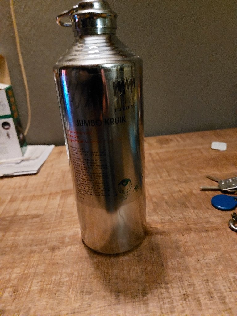 1 metalen kruik voor in bed, Ophalen of Verzenden, Nieuw, Metaal