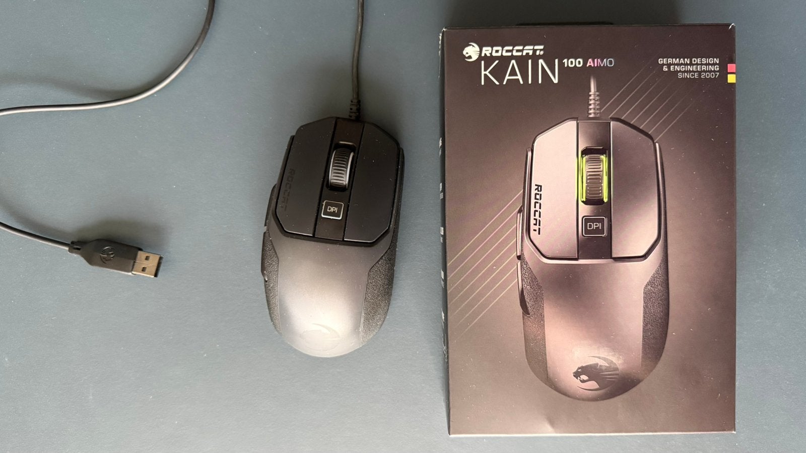 Roccat Kain 100 Aimo Gaming Muis, Ophalen, Rechtshandig, Muis, Gaming muis