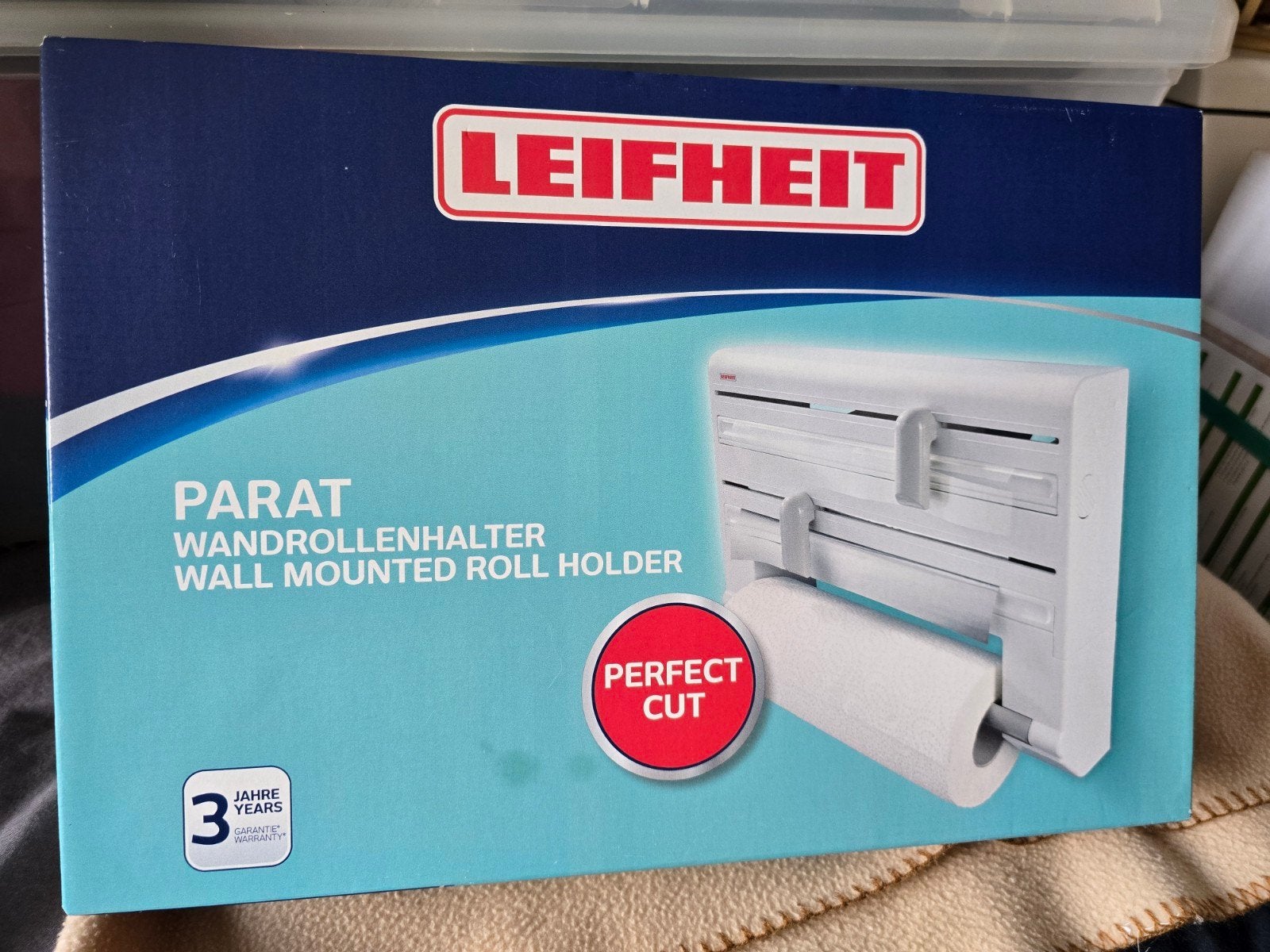 Leifheit Parat Wandrollenhouder - Nieuw in doos, Ophalen, Overige typen, Kunststof, Nieuw