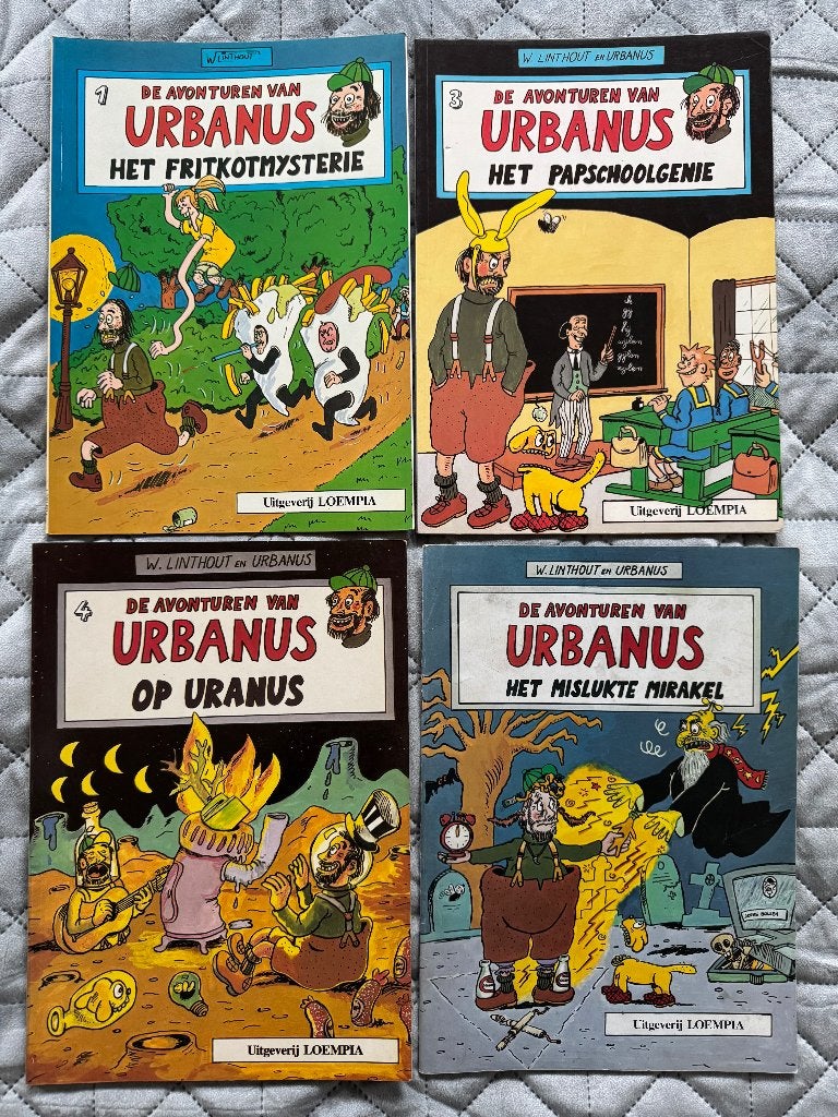Urbanus - 14 albums, Meerdere stripboeken, Ophalen, Gelezen, Willy Linthout, Urbanus