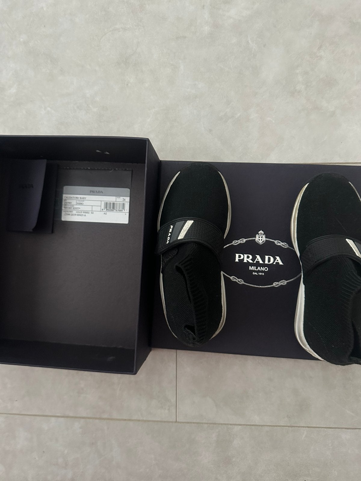 Prada baby schoenen maat 24, Ophalen of Verzenden, Zo goed als nieuw, Schoenen