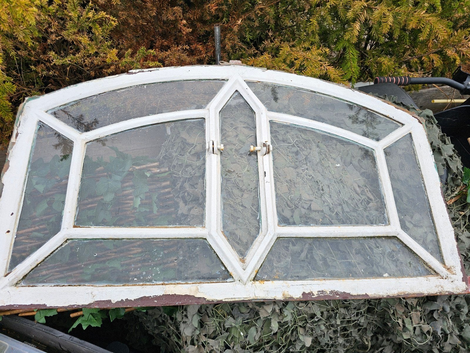 Antiek stalraam., Ophalen, Gevelraam of Ruit, Gebruikt, Minder dan 80 cm