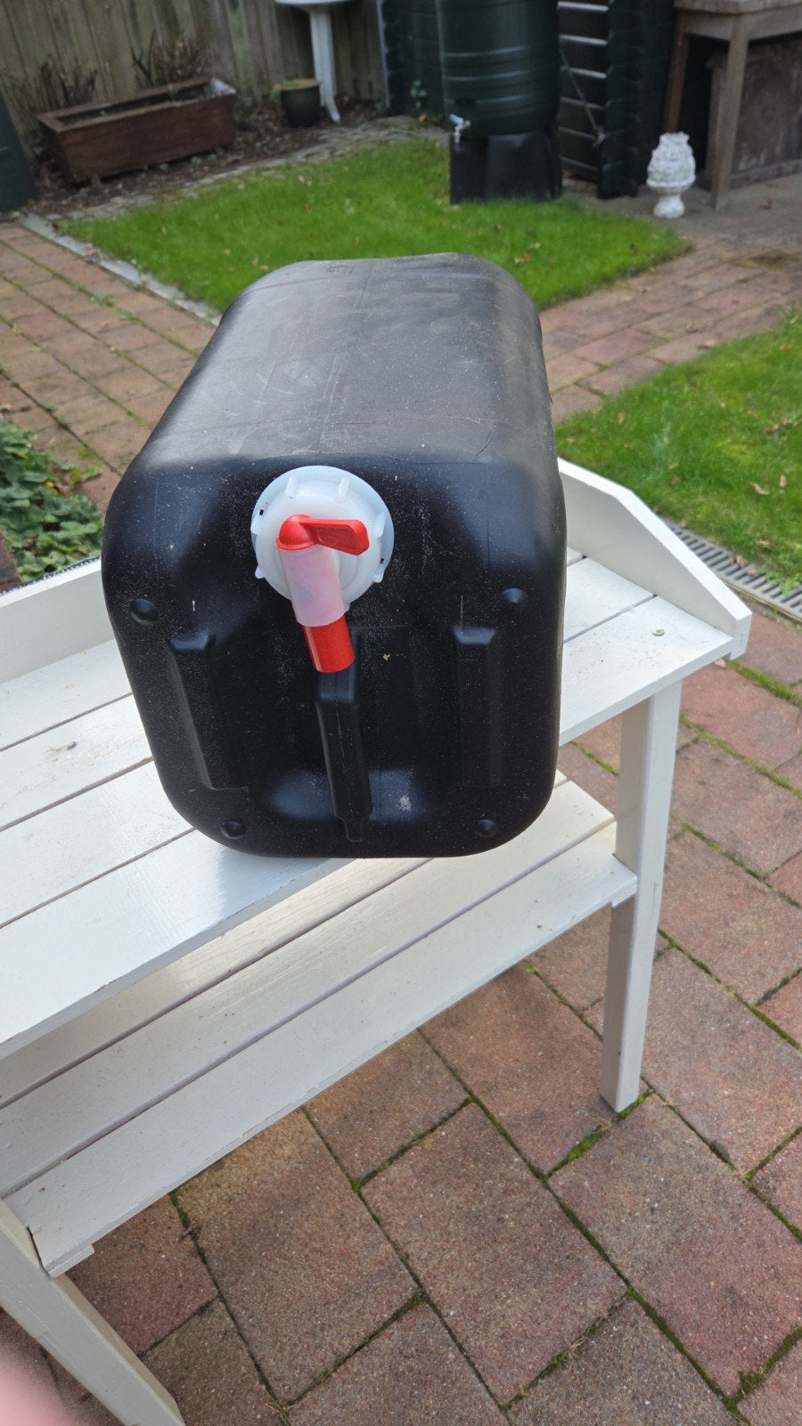 Watertank / Jerrycan met kraan - 20 liter, Tuin en Terras, Ophalen, Gebruikt