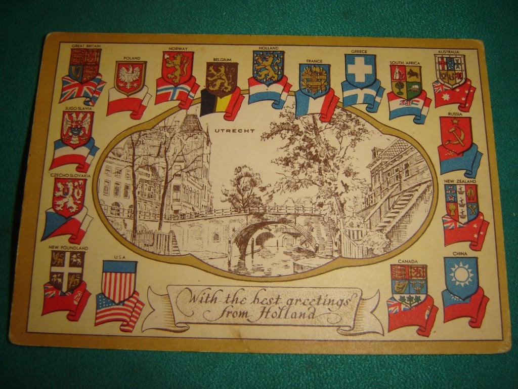 Oorlog wo2 bevrijding Utrecht Erven Lucas Bols ww2, Verzamelen, Verzenden, Overige soorten, Nederland, Overige typen