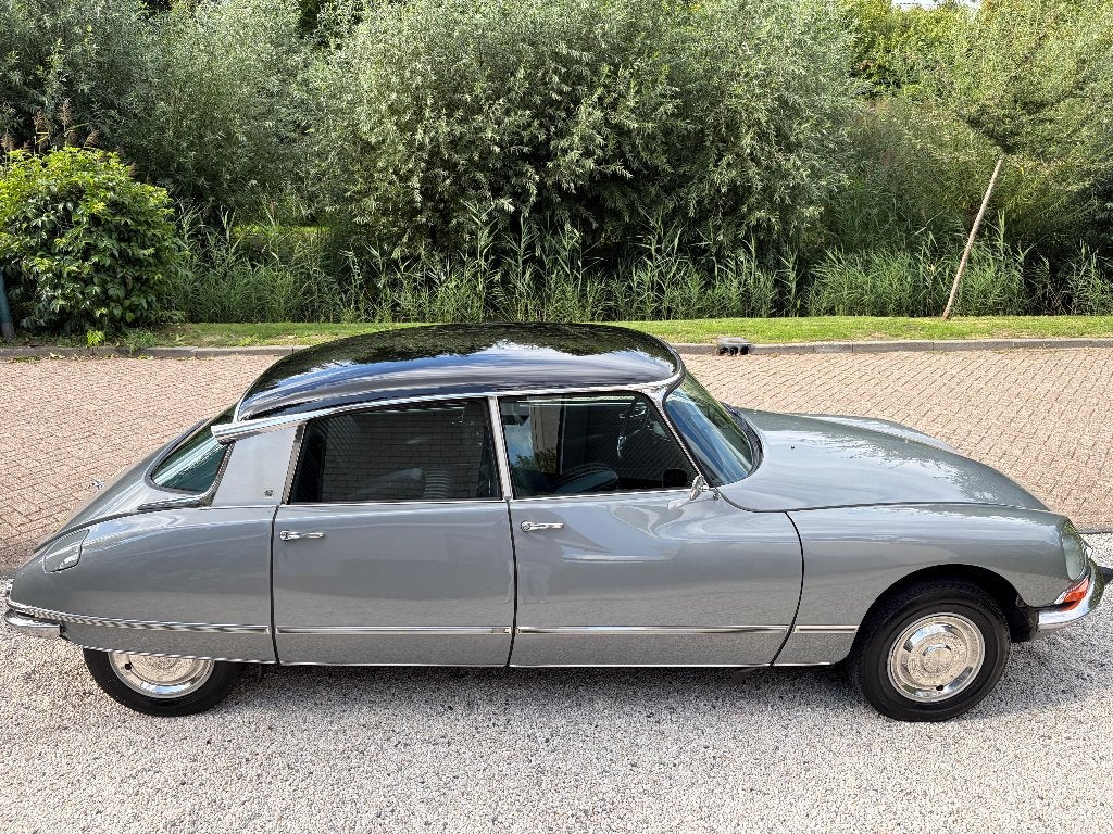 Citroën DS 21 Pallas LPG 1970 Grijs - lees tekst, Auto's, Citroën, Zwart, 4 cilinders, DS, Leder