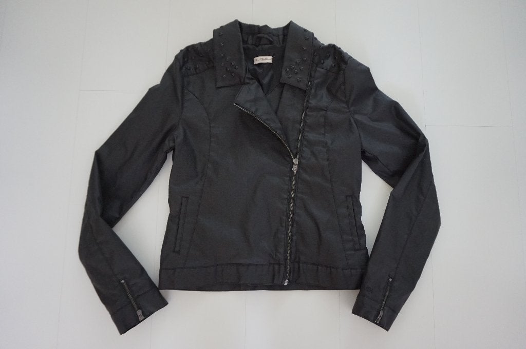 NIEUW Supertrash bikerjas jas jack zwart jasje maat 176 / S, Meisje, Nieuw, Ophalen of Verzenden, Supertrash