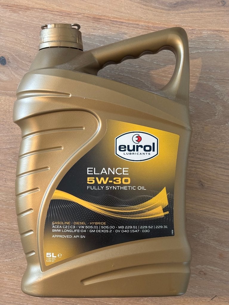 Eurol Elance 5W-30 Motorolie – 4,5 Liter over, Ophalen of Verzenden