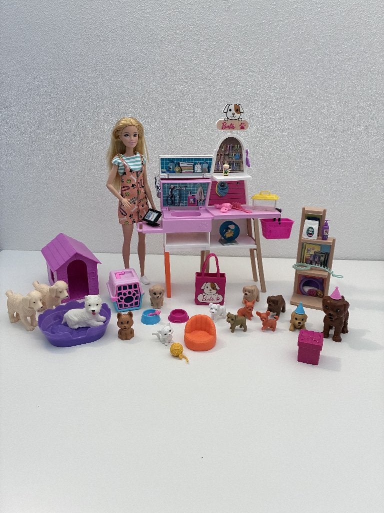 Barbie Dierenwinkel Speelset, Ophalen of Verzenden, Gebruikt, Barbie