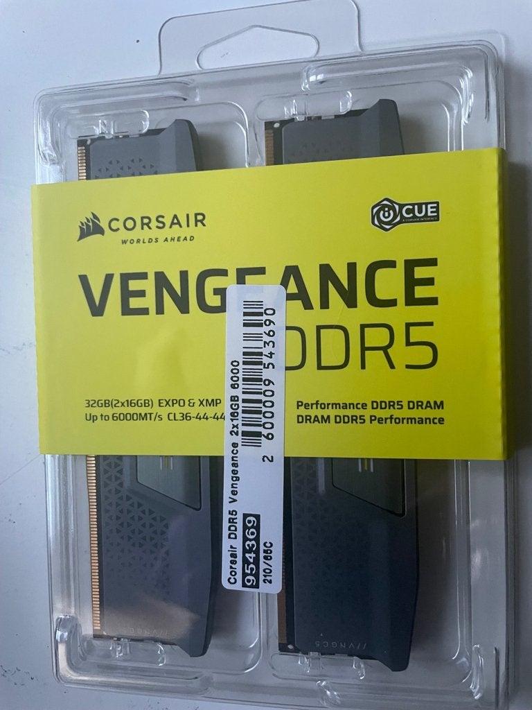 Corsair Vengeance DDR5 RAM 32GB (2x16GB) 6000MT/s, 32 GB, Nieuw, Ophalen of Verzenden, Desktop