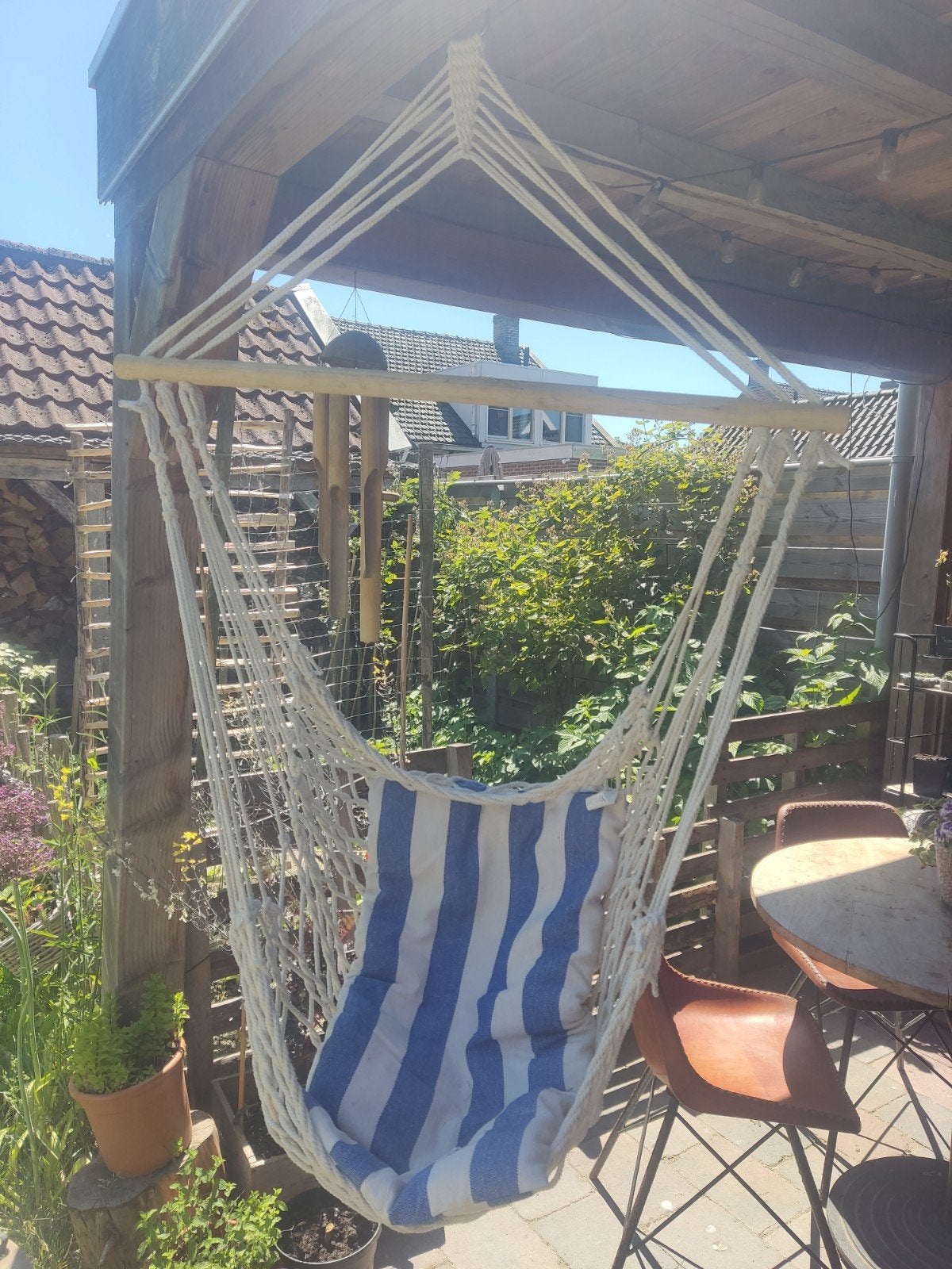 Hangstoel zgan, Tuin en Terras, Ophalen of Verzenden, Zo goed als nieuw
