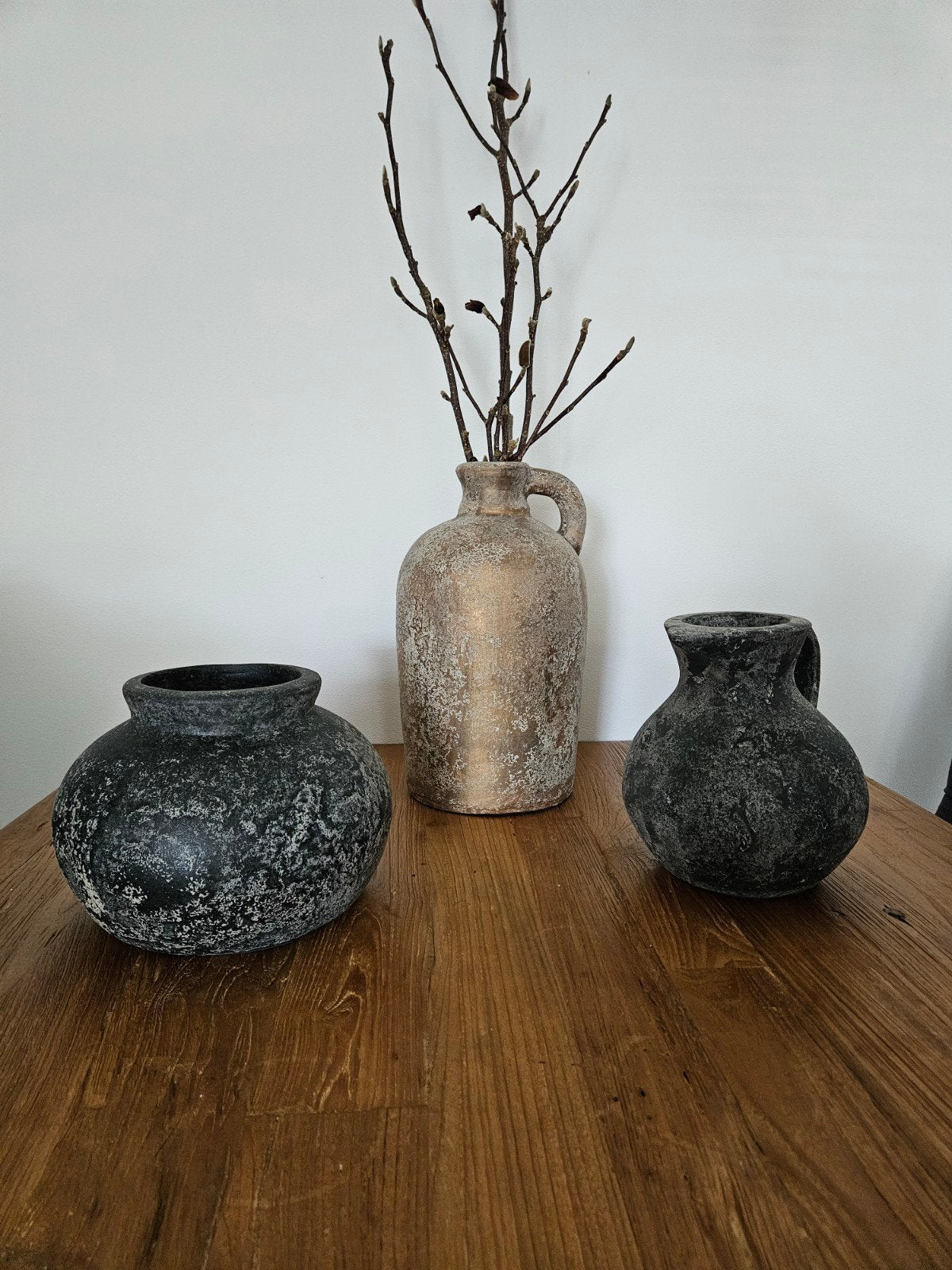 Set potten 3-delig, Ophalen, Rond, Binnen, Zo goed als nieuw