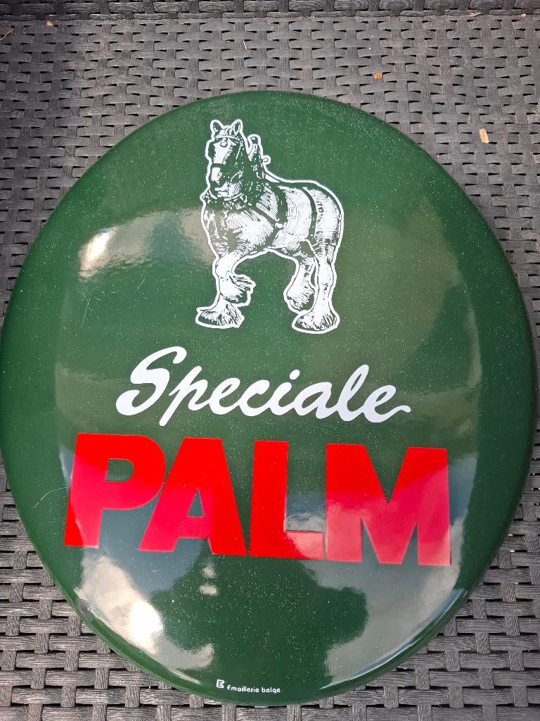 Emaillebord Palm bier, Ophalen of Verzenden, Nieuw, Reclamebord, Plaat of Schild, Palm