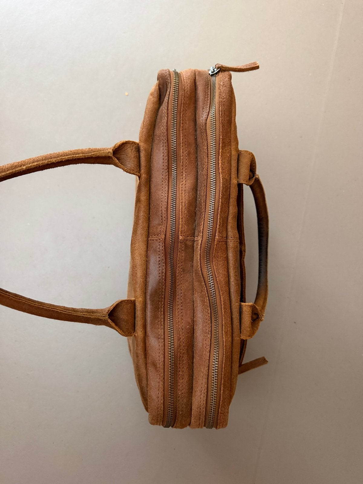 DSTRCT Leren Laptoptas / Aktetas - Bruin, Ophalen of Verzenden, 15 inch, Gebruikt, Overige typen