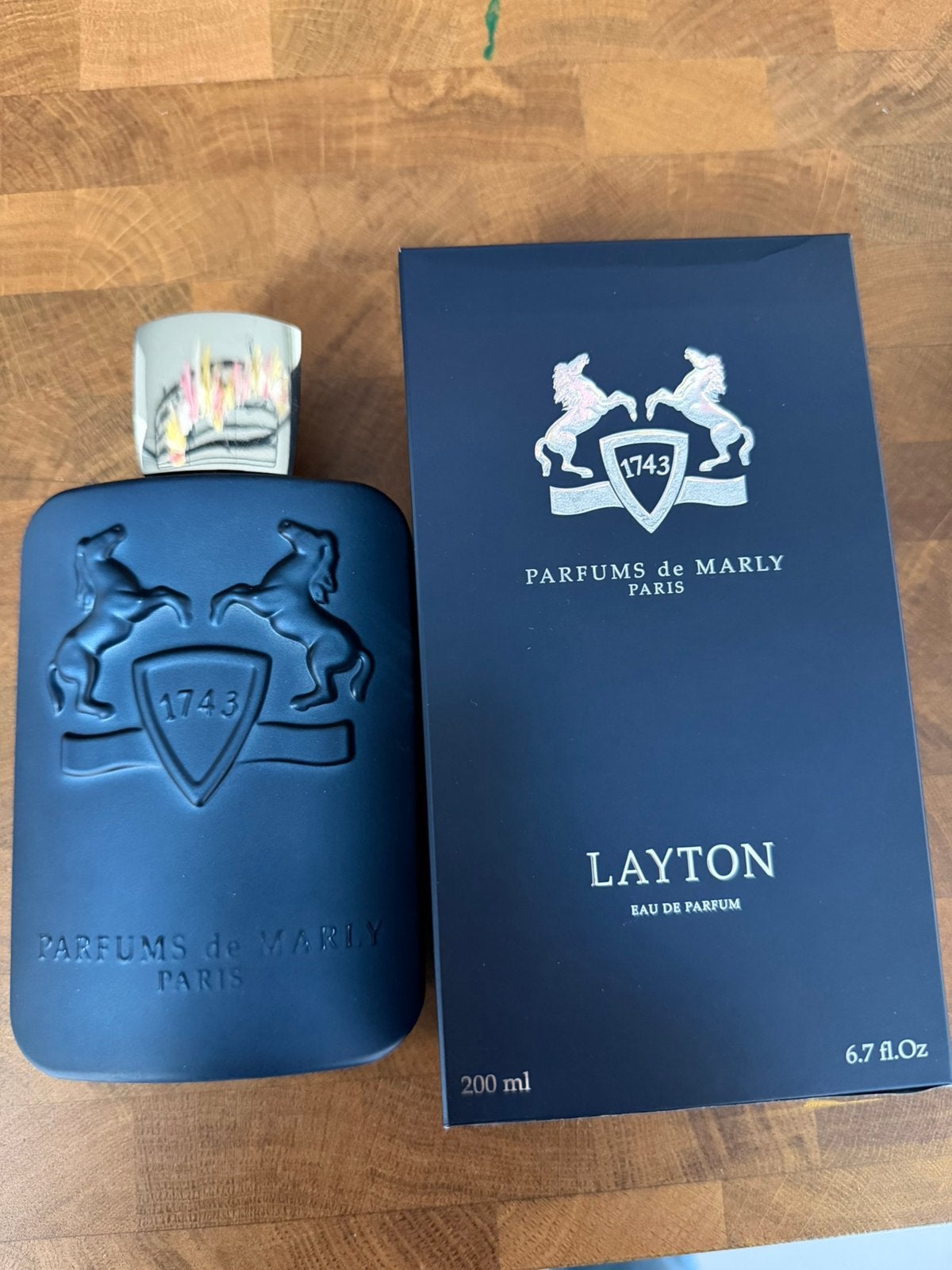 Parfums de Marly PDM - Layton 200ml (zo goed als nieuw), Sieraden, Tassen en Uiterlijk, Ophalen of Verzenden, Zo goed als nieuw