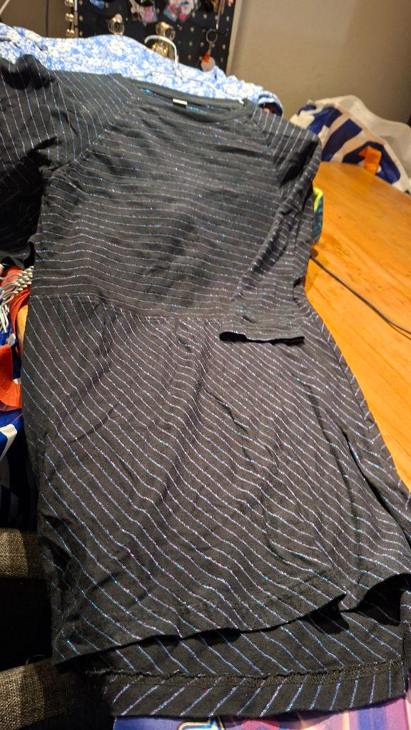 Zwarte jurk Zeeman maat 158/164, Kinderen en Baby's, Kinderkleding | Maat 158, Zeeman, Gebruikt, Meisje, Ophalen of Verzenden