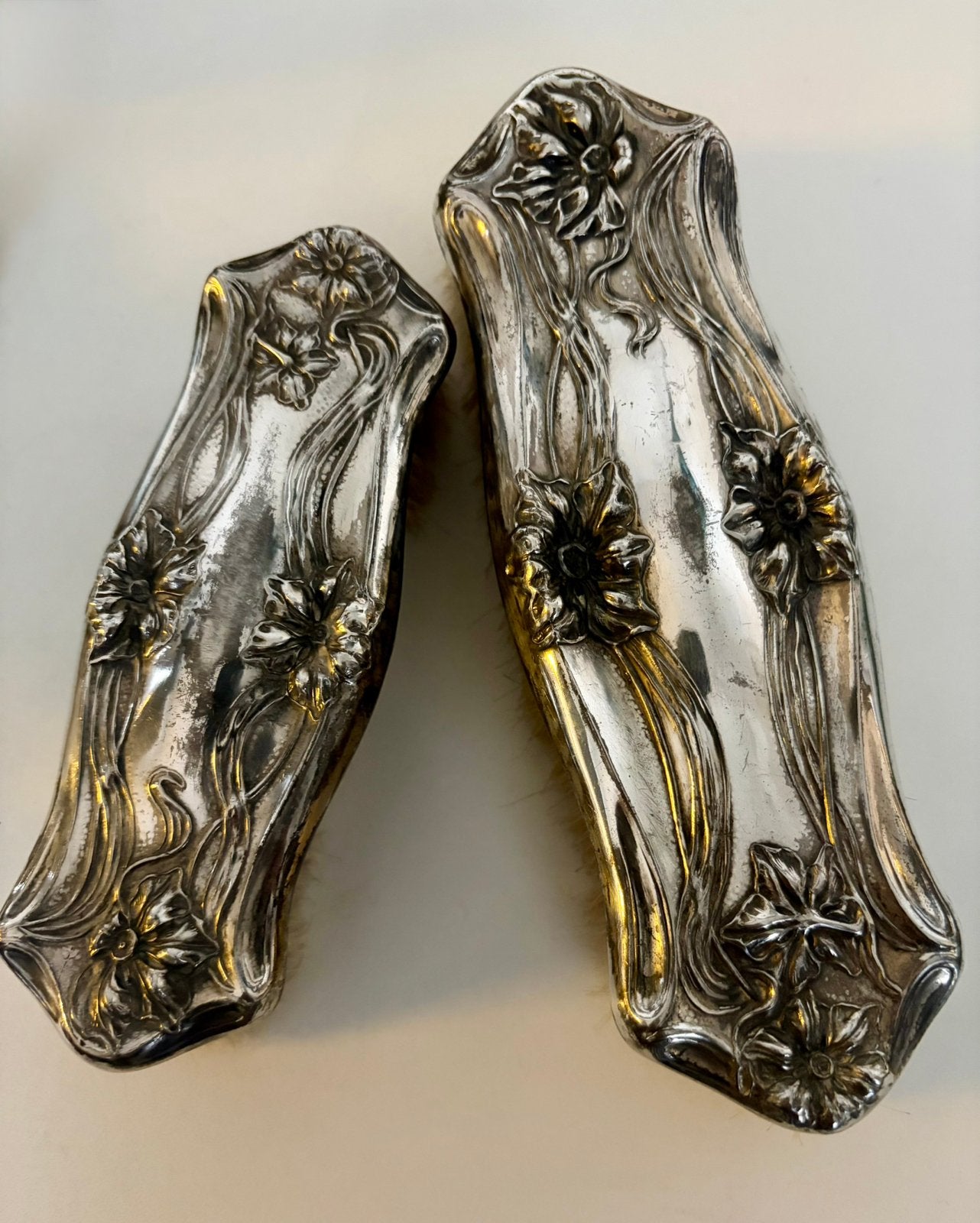 Art nouveau kledingborstel, jugendstil, Ophalen of Verzenden