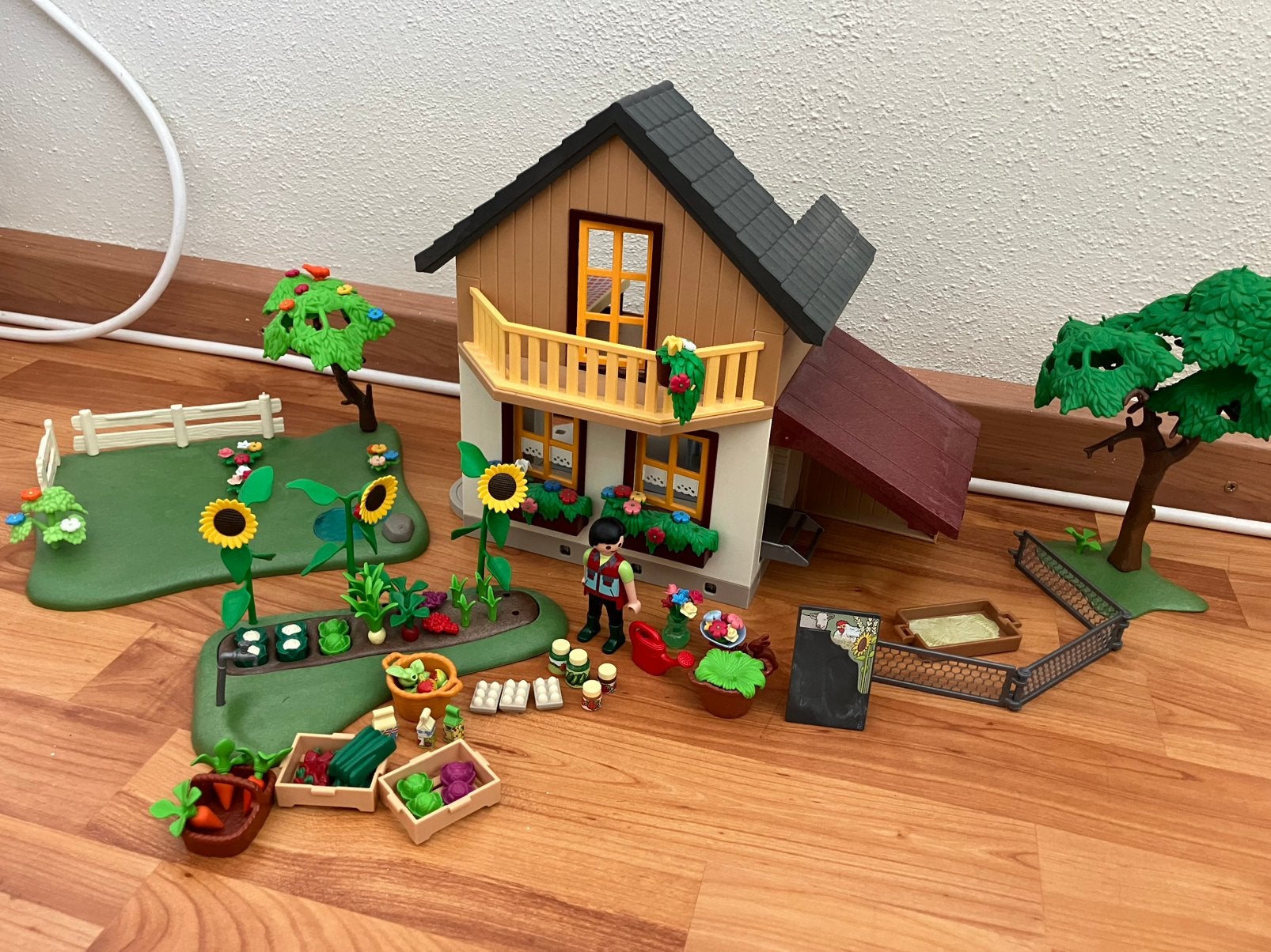 Playmobil Hoeve met bio-winkel (5120), Ophalen, Gebruikt