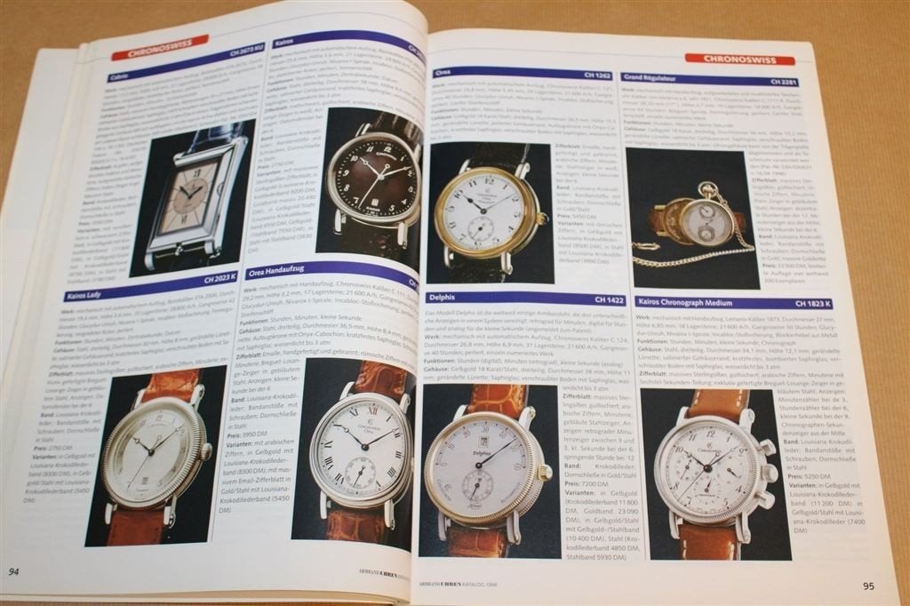 Polshorloges Catalogus 1998 — Merken & Prijzen [DE], Ophalen of Verzenden, Gelezen, Mode algemeen