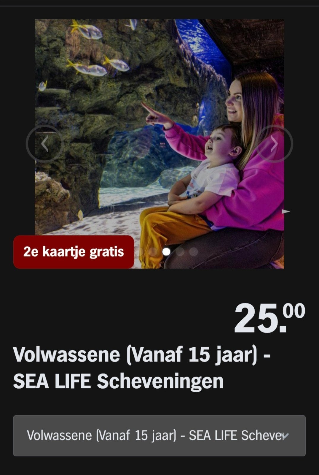 SEA LIFE SCHEVENINGEN ♡ 2e kaartje gratis (AH spaarkaarten), Overige typen