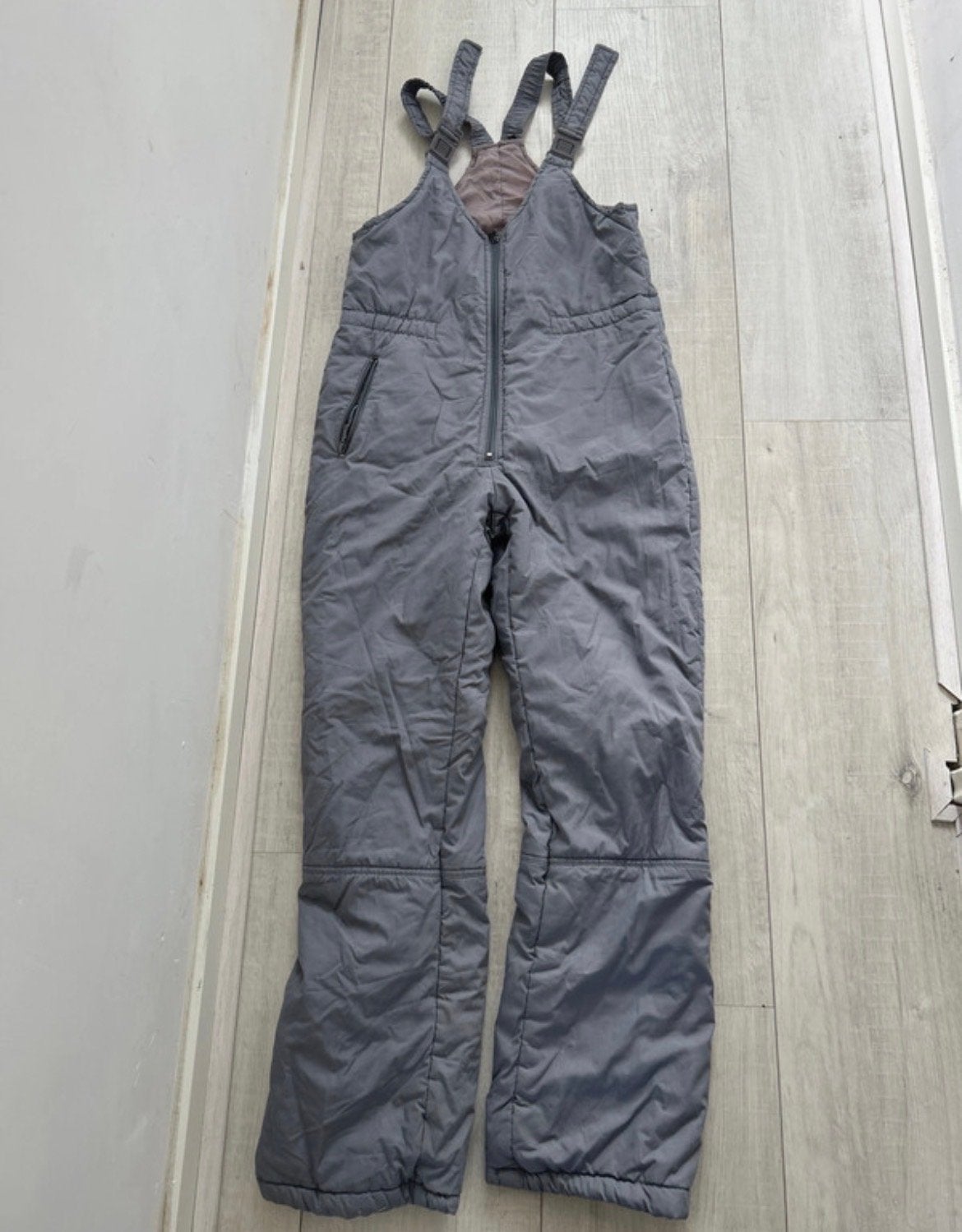 Grijze skibroek, maat 164/170, Kinderen en Baby's, Ophalen of Verzenden, Broek