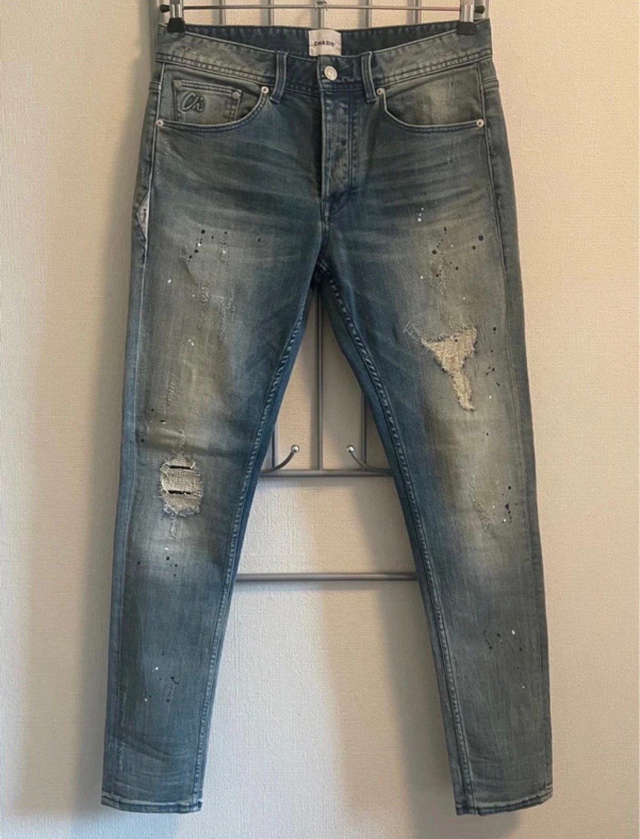 NIEUWE Chasin’ Denim Jeans Slim Fit Ripped 31/32, Ophalen of Verzenden, Nieuw, Blauw, W32 (confectie 46) of kleiner