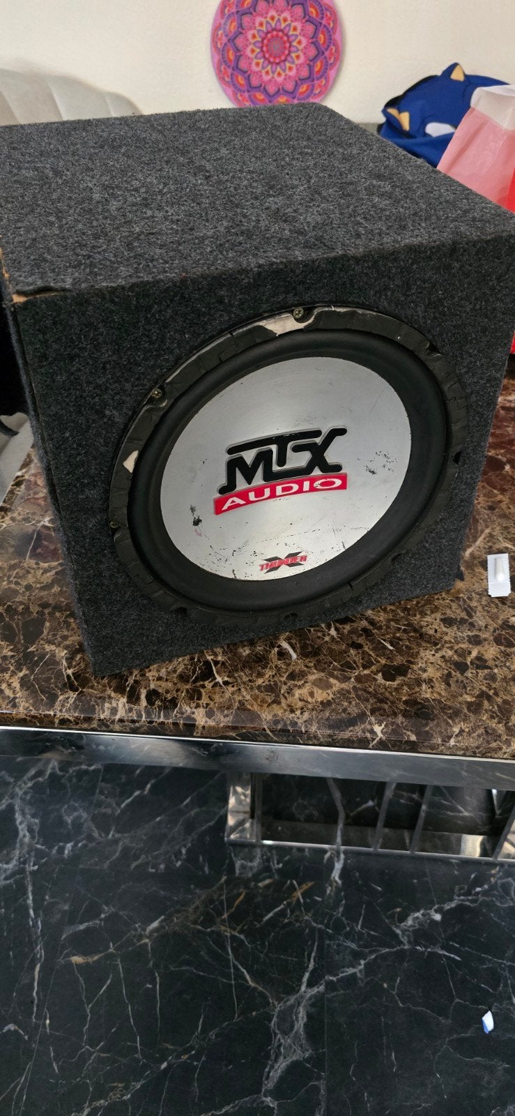 MTX Audio Subwoofer in behuizing - Gebruikt, Gebruikt, Subwoofer, 120 watt of meer, Ophalen