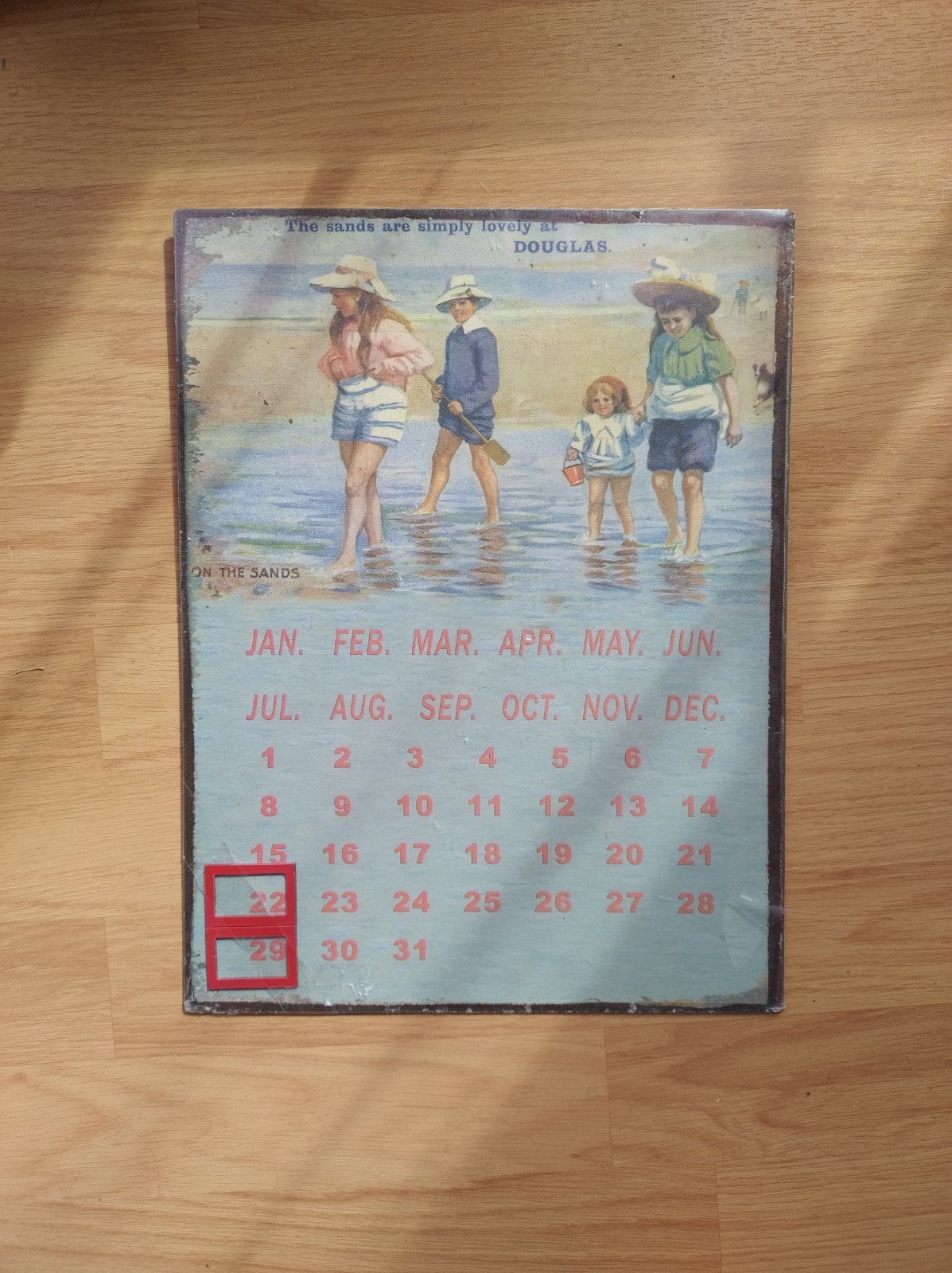 Metalen kalender, Diversen, Ophalen, Jaarkalender, Zo goed als nieuw